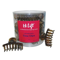 Tortoise Shell Claw Clips - Tub (20pc)
